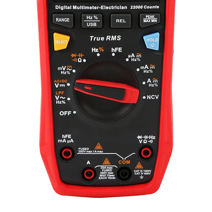 UNI T UT61B+ UT61E+ UT61D+ Unidade de teste de multímetro digital profissional inteligente True RMS Faixa automática 6000 contagens DC AC 1000V 