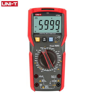 UNI-T UT89X UT89XD Multímetro Digital Profissional True RMS NCV 20A Corrente AC DC Voltímetro Capacitância Resistência Tester 