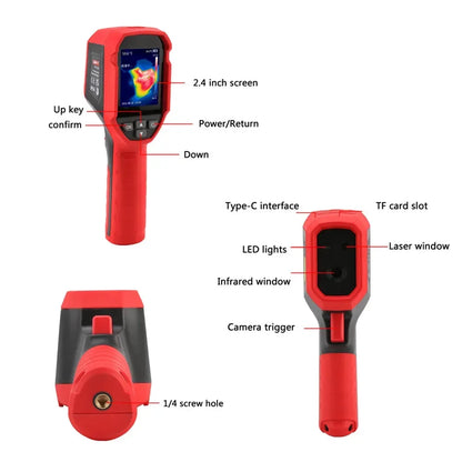 UNI-T UTi 120S Infrared Thermal Imager PCB Circuit Industrial Testing Floor Heating Tube Testing Temperature Thermal Camera