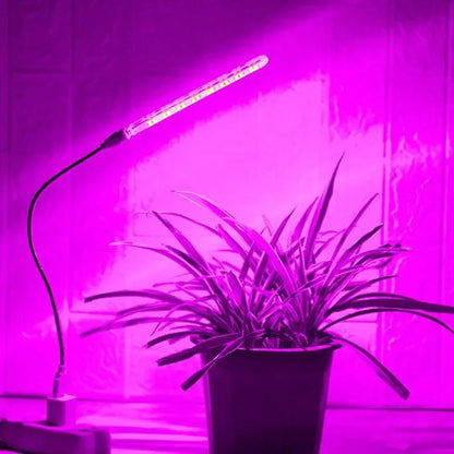 USB 5V LED Grow Light Full Spectrum Plant Lamp with Flexible Hose Indoor Greenhouse Phyto Lamp Flower Seedling Hydroponic Light Leedoar