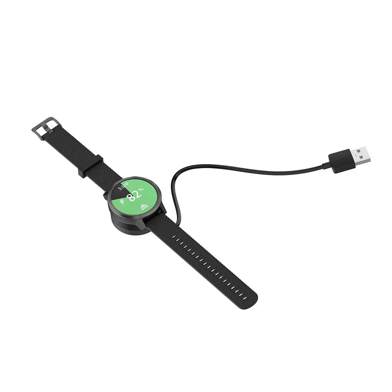 Estación de carga con base USB-A para Garmin Vivoactive 3 4 4S / Fenix ​​5 5x 6S 6X 7S 7 / Venu 3S/ Sq Music Cable de datos 