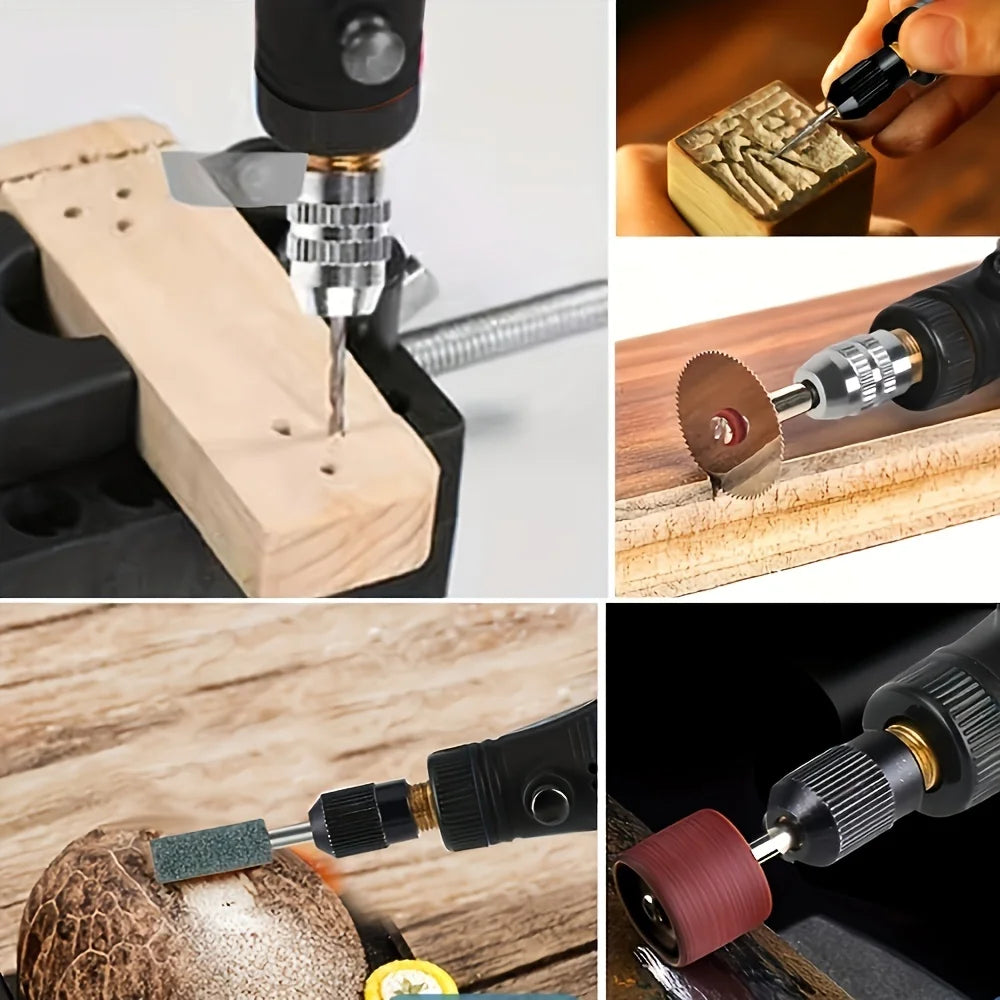 USB Cordless Rotary Tool Kit Woodworking Engraving Pen DIY For Jewelry Metal Glass Mini Wireless Drill Leedoar