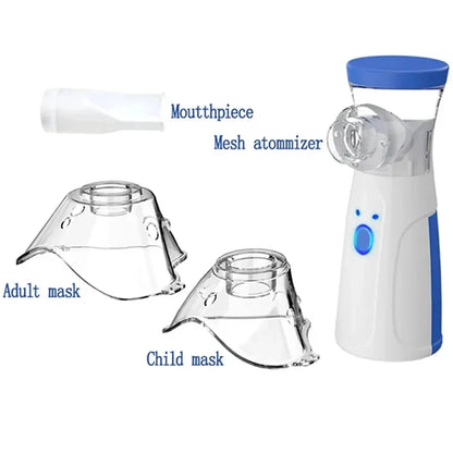 USB Medical Nebulizer Handheld  Adult Children Cough Compressor Sprayer Portable Compact Adjustable Nebulizer Home Nebulizer Leedoar