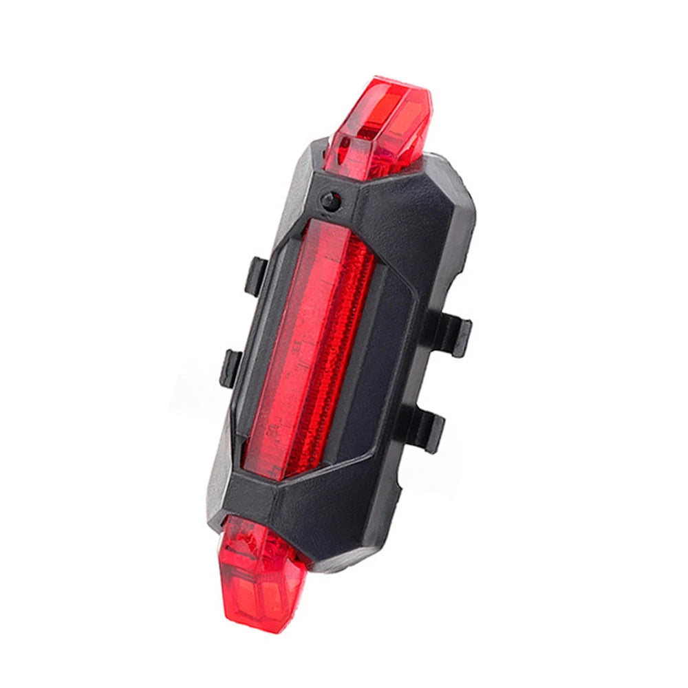 USB Rechargeable Bike Light Set Front Light with Taillight Easy to Install 3 Modes Bicycle Accessories for the Bicycle Leedoar