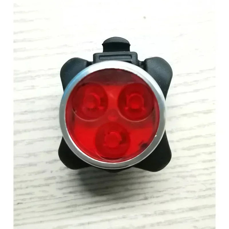 USB Rechargeable Bike Light Set Super Bright Front Headlight and Rear LED Bicycle Light 650mah 4 Light Mode Options