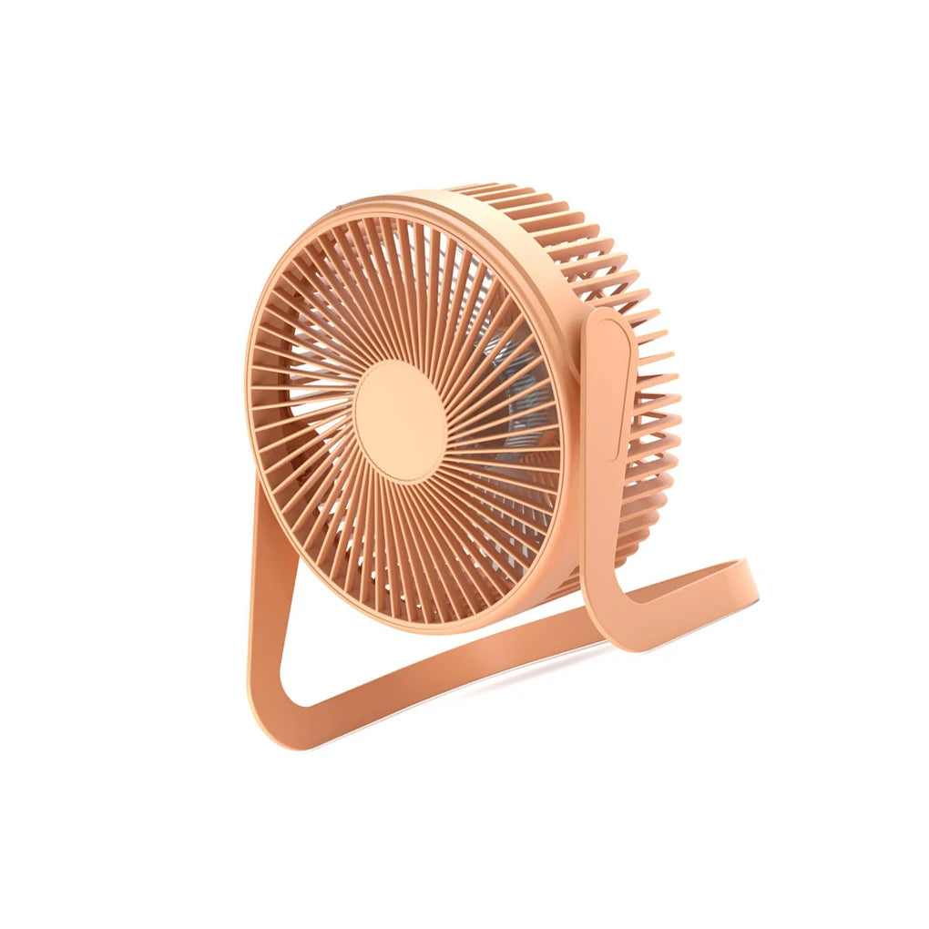 USB Strong Wind Silent MINI Fan Desk 360 Degree Rotatable Summer Cooling Portable Fan for Laptop Notebook Ofiice Leedoar