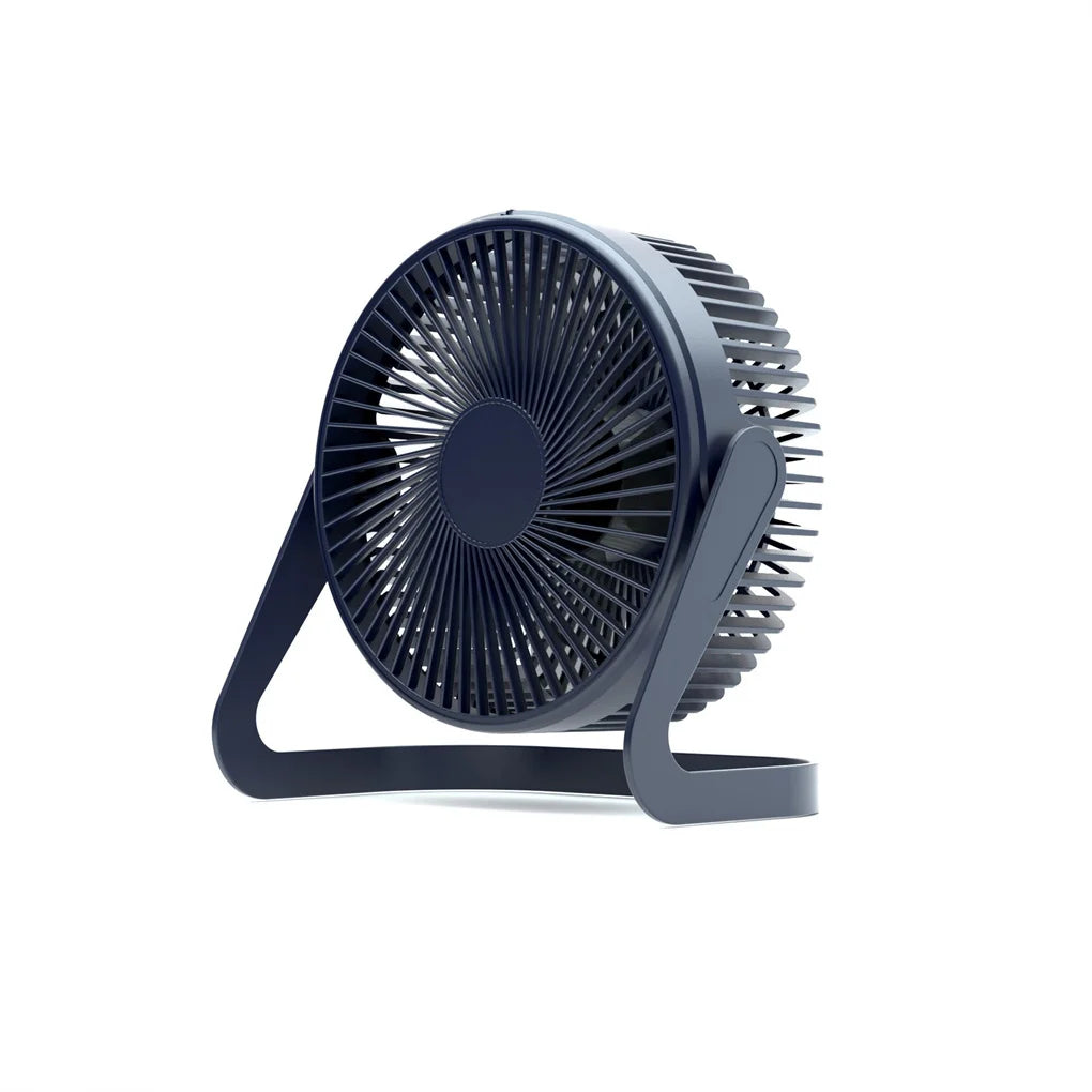 USB Strong Wind Silent MINI Fan Desk 360 Degree Rotatable Summer Cooling Portable Fan for Laptop Notebook Ofiice Leedoar