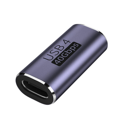 USB4.0 40Gbps OTG type C 90 degree Adapter 100W 5A USB C to Type C Fast Charging Converter USB C Data Adapter For Macbook 8K60HZ Leedoar