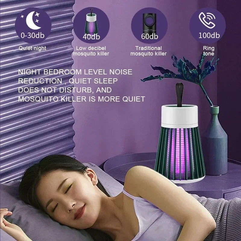 UV Mosquito Lamp USB Charge Anti Mosquito Lamp Pest Control Lamp(No Battery) Leedoar