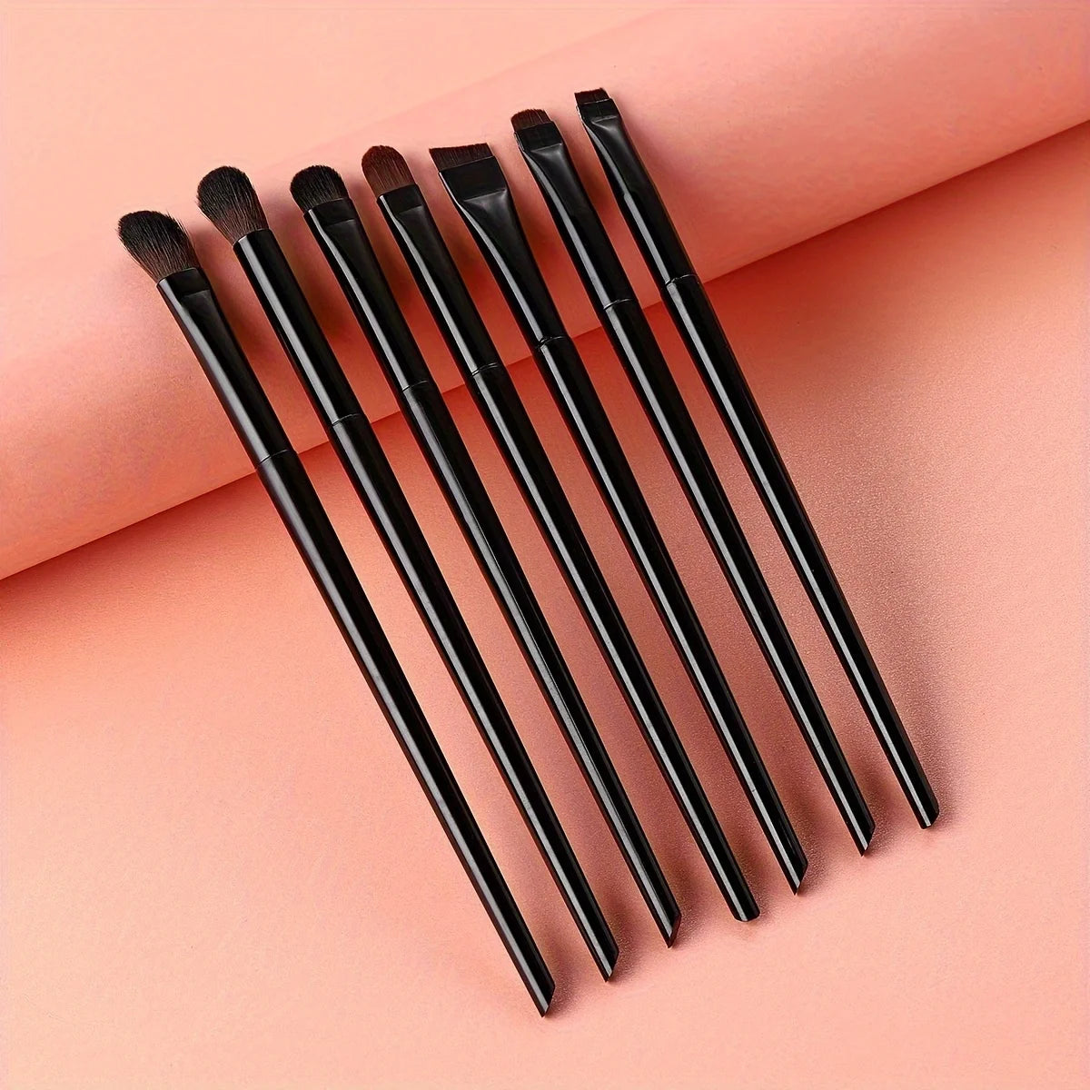 Ultra-Thin Eyebrow Brush Set -3Pcs Angled Precision Eyeliner MakeupBrushes, Synthetic Bristles Slanted Eyeshadow Eye Brow Tintin Leedoar