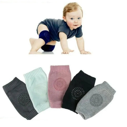 Unisex Baby Toddlers Kneepads Crawling Anti-Slip Knee Elbow Pads Infants Toddlers Protector Safety Kneepad Leg Warmer Socks Leedoar