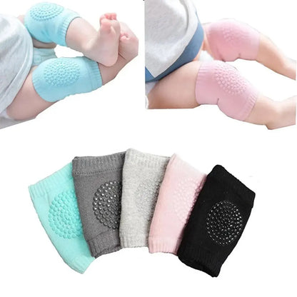 Unisex Baby Toddlers Kneepads Crawling Anti-Slip Knee Elbow Pads Infants Toddlers Protector Safety Kneepad Leg Warmer Socks Leedoar