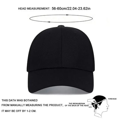 Unisex Side Cross Embroidery Baseball Caps Spring and Autumn Outdoor Adjustable Casual Hats Sunscreen Hat Leedoar