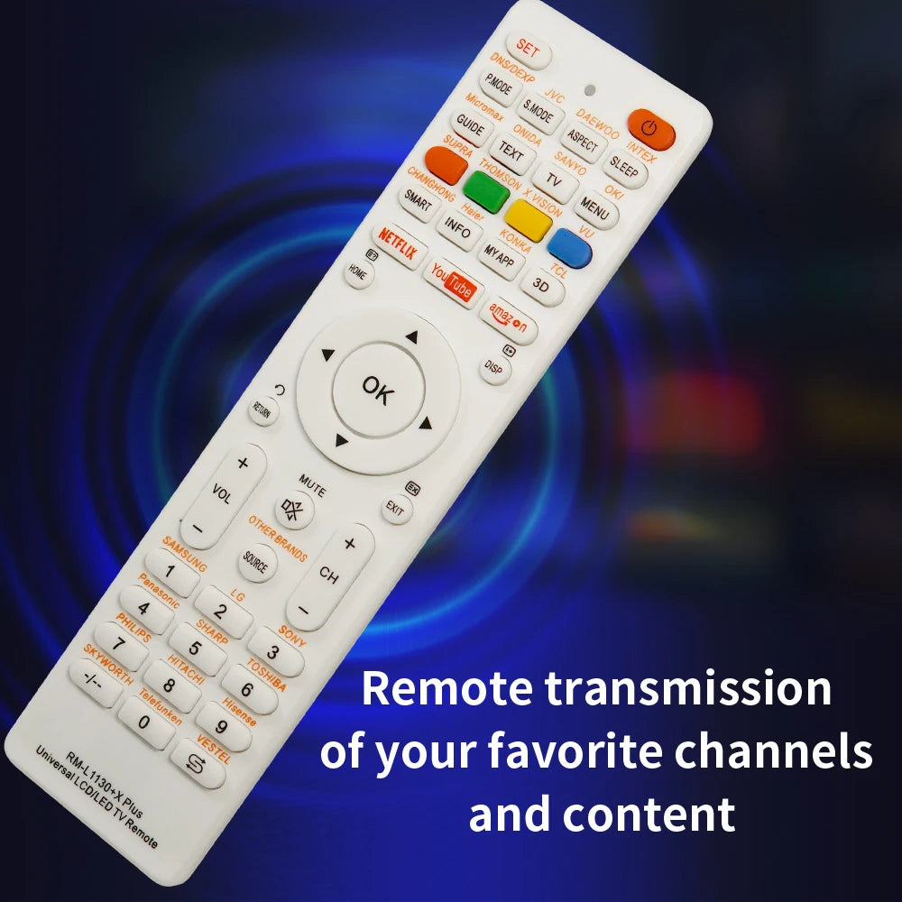 Controle remoto de substituição universal RM-L1130+X para todas as marcas de televisão TV RM-L113+12 RM-L1130+8 