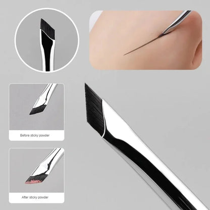 Upgrade Blade Eyeliner Brush Ultra Thin Fine Angle Flat Eyebrow Brush Under The Eyes Place Makeup Brush Precise Detail Brushs Leedoar