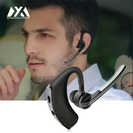 V8 Bluetooth Earphone Wireless Stereo HD Headphones V9 Bluetooth Hands In Car Kit With Mic For iPhone Samsung Huawei Phone Leedoar