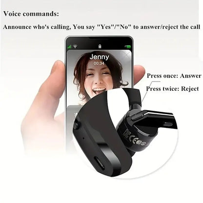 V8 Fone de ouvido Bluetooth sem fio estéreo HD Fones de ouvido V9 Bluetooth Hands In Car Kit com microfone para iPhone Samsung Huawei Phone 