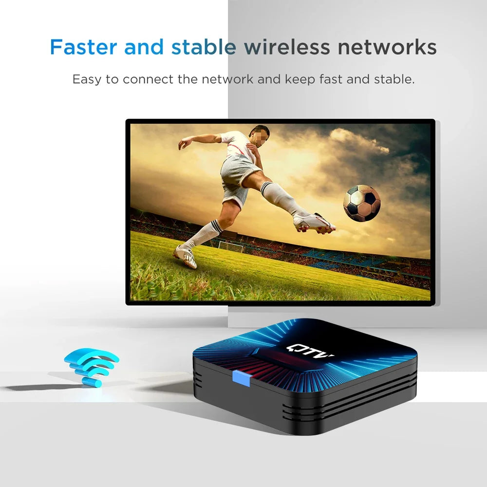 VONTAR QTV Q1 TV Box Android 10 Allwinner H313 2GB 16GB Support 4K H.265 2.4G Wifi TV Dongle Media Player Set Top Box 1GB 8G Leedoar