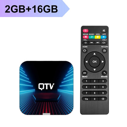 VONTAR QTV Q1 TV Box Android 10 Allwinner H313 2GB 16GB Support 4K H.265 2.4G Wifi TV Dongle Media Player Set Top Box 1GB 8G Leedoar