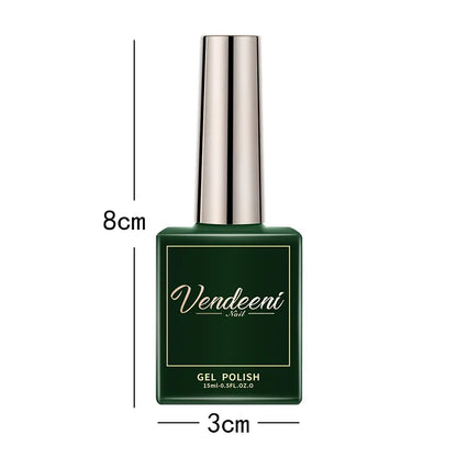 Vendeeni 15ml Diamond Top Coat For Gel Nail Polish Reinforce Long Lasting UV Soak Off Gel Varnish High Light Nail Art Primer Gel Leedoar