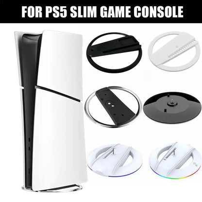 Soporte vertical para consola PS5 Slim, soporte antideslizante para refrigeración y edición digital para consola de juegos Playstation 5 Slim 