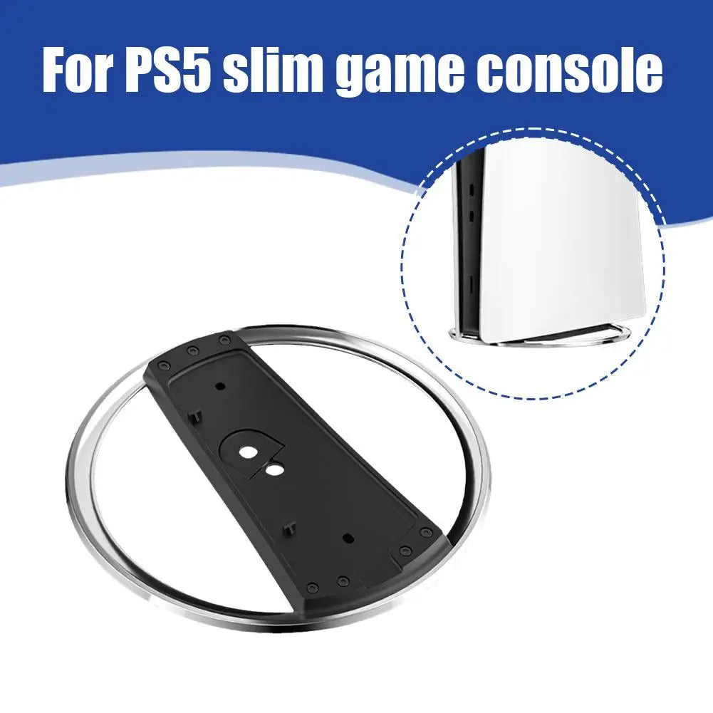 Vertical Stand For PS5 Slim Console Disc And Digital Edition Anti-Slip Holder For Cooling For Playstation 5 Slim Game Console