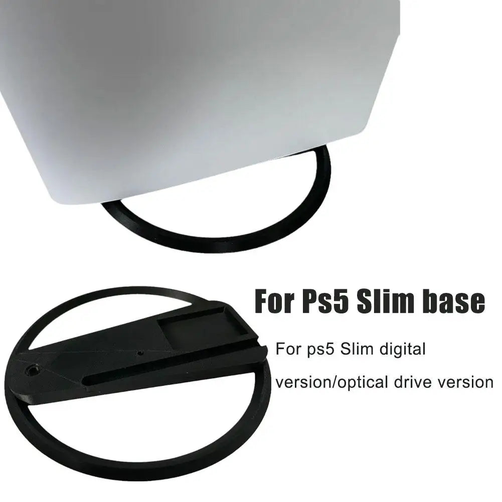 Vertical Stand For PS5 Slim Console Disc And Digital Edition Anti-Slip Holder For Cooling For Playstation 5 Slim Game Console