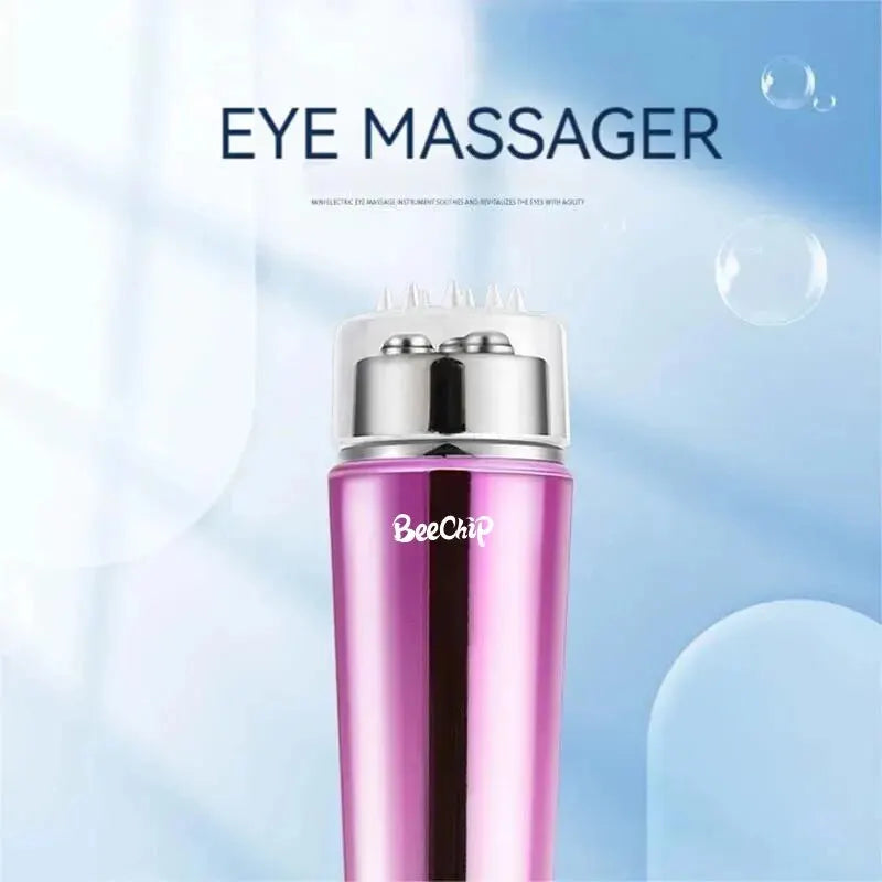 Massageador vibratório remove olheiras remove bolsas nos olhos mini caneta de massagem lifting e firmador instrumento de beleza 