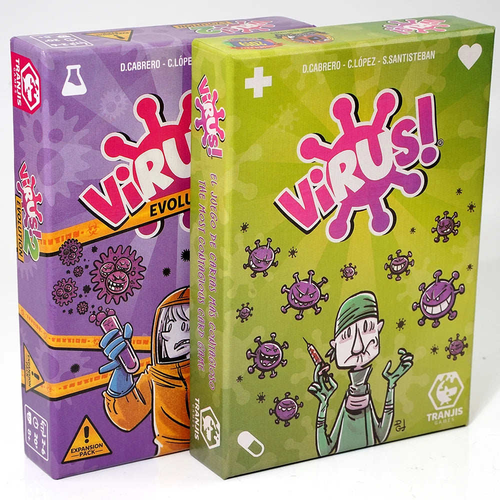 Vírus! - Jogo de cartas - O jogo mas contagioso. Edição Espanhola. +8 anos VÍRUS! 2 Evolution (Expansão) - Jogo de cartas ( 