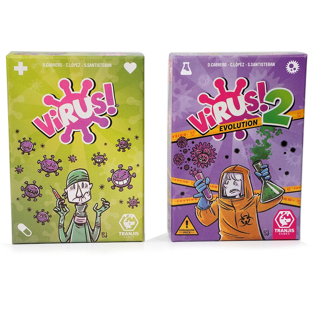 ¡Virus! - Juego de cartas - El Juego más contagioso. Edición Española. +8 años ¡VIRUS! 2 Evolution (Expansión) - Juego de cartas ( 