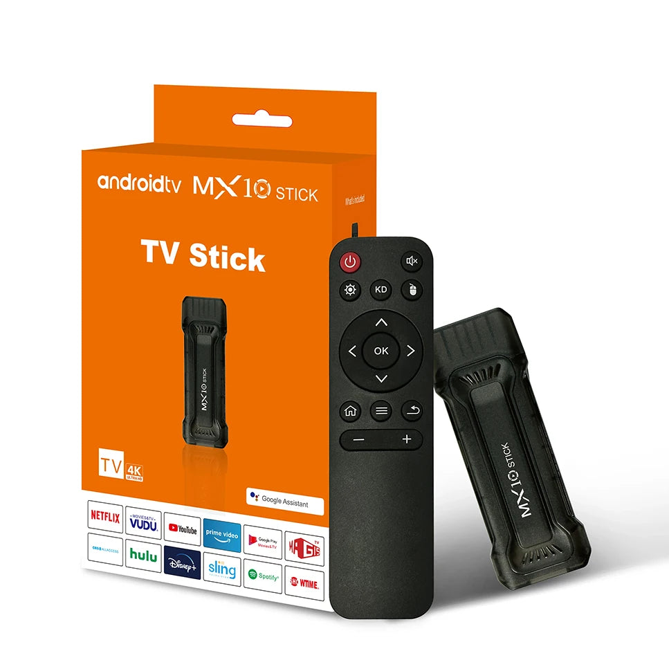 WIFI ATV 2.4G 5.8G TV Stick Android 13 Allwinner H618 4K HDR10+ 3D Voice Remote For Google YouTube NETFLIX Network Media Player Leedoar