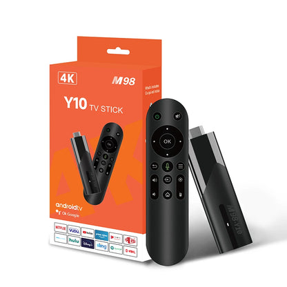 WIFI ATV 2.4G 5.8G TV Stick Android 13 Allwinner H618 4K HDR10+ 3D Voice Remote For Google YouTube NETFLIX Network Media Player Leedoar