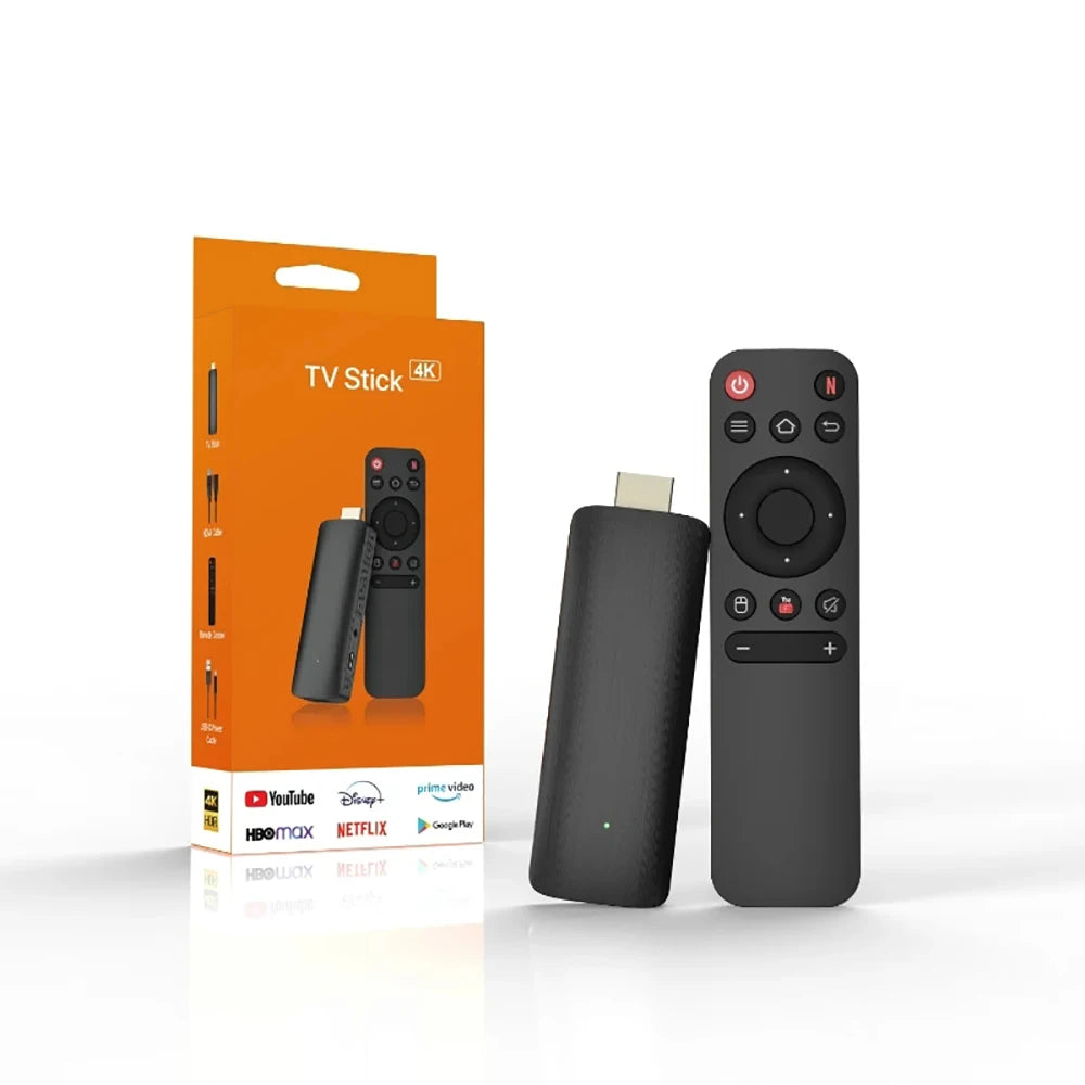 WIFI ATV 2.4G 5.8G TV Stick Android 13 Allwinner H618 4K HDR10+ 3D Voice Remote For Google YouTube NETFLIX Network Media Player Leedoar