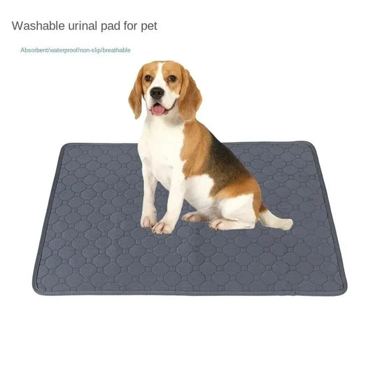 Alfombrilla de pañal lavable para mascotas, absorbente de orina, protección del medio ambiente, almohadilla de entrenamiento reutilizable e impermeable, asiento de coche para perros 