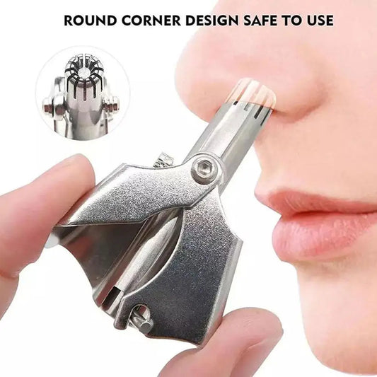 Washable Portable Ear Hair Trimmer Cleaning Without Rusting Painless Nose Hair Removal Men'S Portable Electric Shaver Low Noise Leedoar