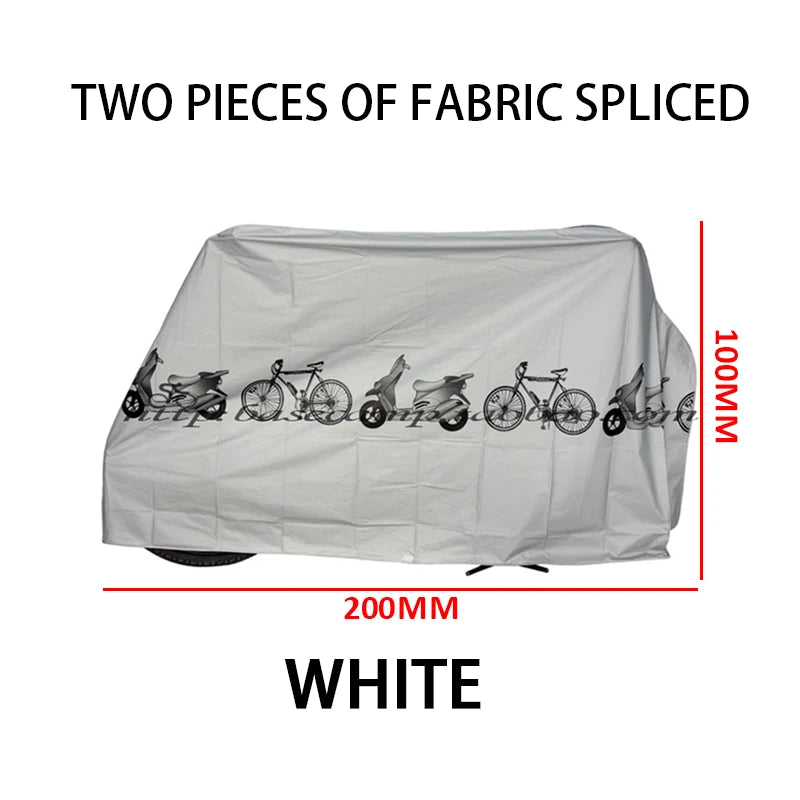 Waterproof Bike/Electric Vehicle/Motorcycle Covers Polyester Protects Against Sun Rain Dust Electric Vehicles Bikes Accessories