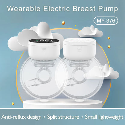 Wearable Breast Pump Mother and Baby Supplies Breast Pump Breast Milk Milking and Milking Machine Fully Automatic Breast Pump Leedoar