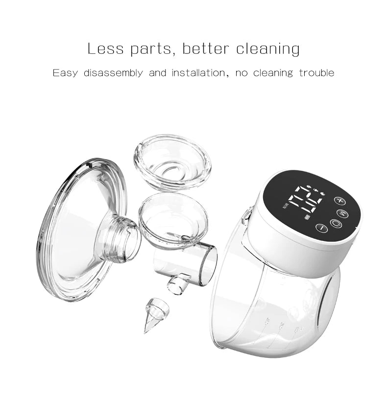 Wearable Breast Pump Mother and Baby Supplies Breast Pump Breast Milk Milking and Milking Machine Fully Automatic Breast Pump Leedoar