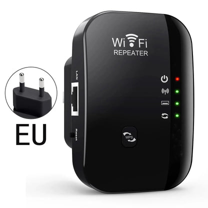 Repetidor Wifi Amplificador de Sinal Sem Fio Estendido Melhorador de Rede UE EUA Roteador Doméstico 300m Através da Parede Quarto Receber Em Movimento 