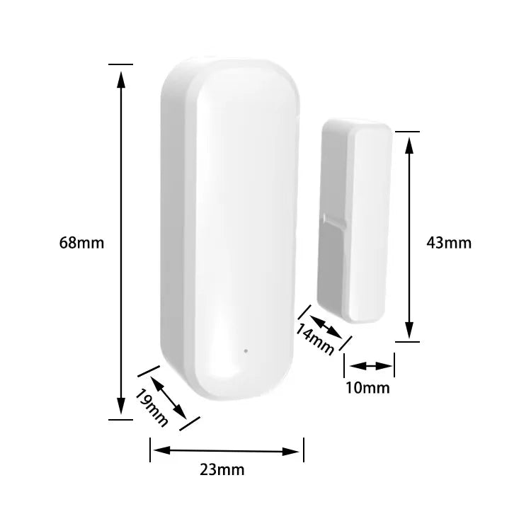 Wifi ZIgbee Smart Door Window Sensor on OFF Detector App Notification Home Security Alarm Via Alexa Google Home Tuya Smart Life Leedoar