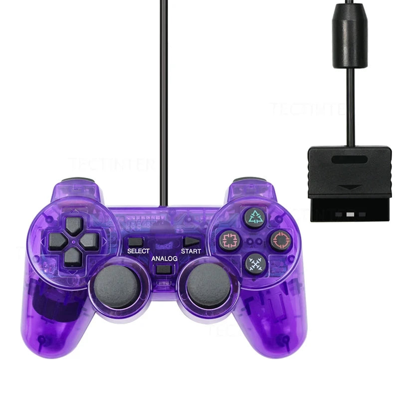 Wired Controller For SONY PS2 Gampad Remote For Playstation 2 Console Controle For PS2 Gamestick For PS2 Accessories Leedoar