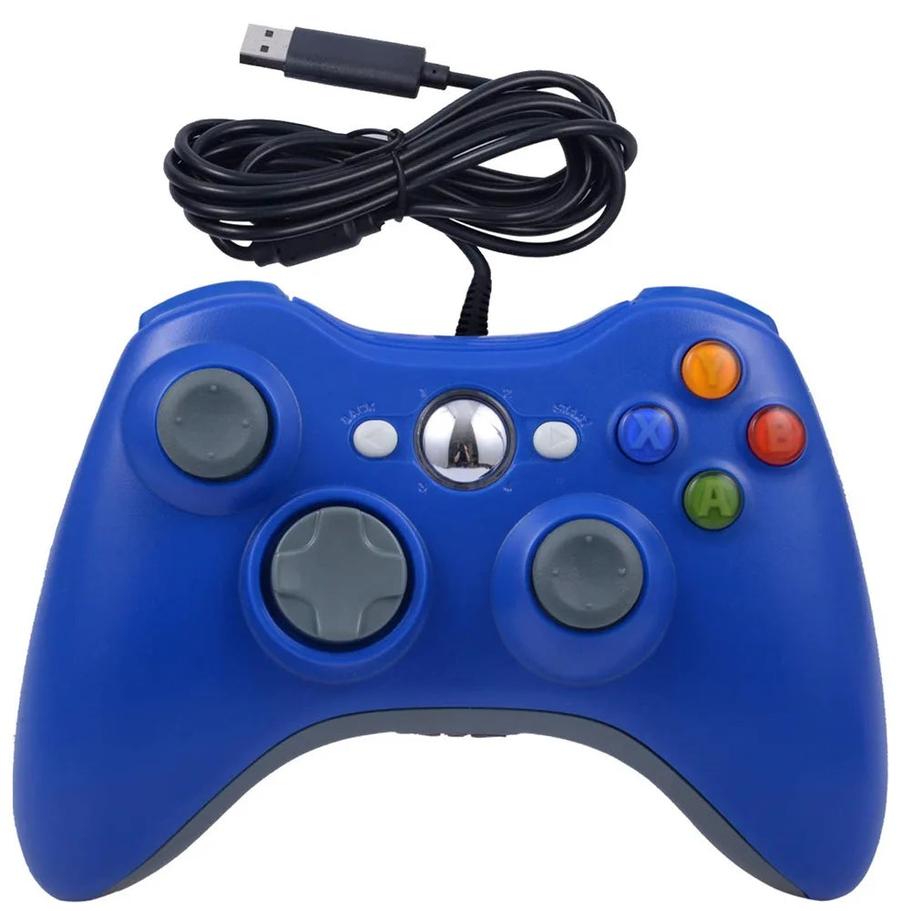 Mando con cable USB para consola Microsoft Xbox 360 Joystick con cable para mando de juegos Xbox 360 Joypad 