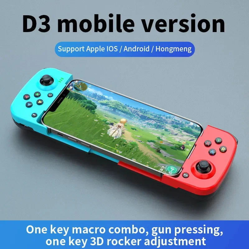 Wireless BT 5.0 Stretchable Game Controller For Mobile Phone Android IOS Gamepad Joystick Eat Chicken Gamepad for PS4 Switch PC