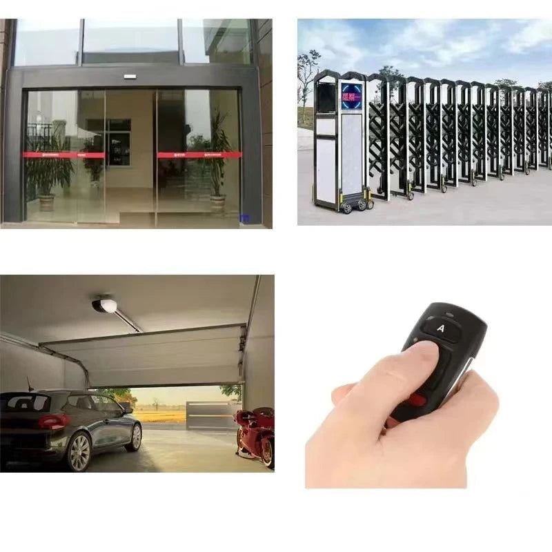 Wireless RF 433mhz Remote Control Copy Code Garage Door Gate Duplicator 433 Mhz Key Remote Opener Leedoar