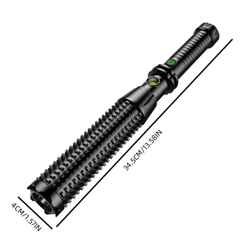 Wolf Tooth Lamp Rod Strong Light Charging Outdoor Super Bright Multi Functional Vehicle Retractable Self Defense Window Patrol Leedoar