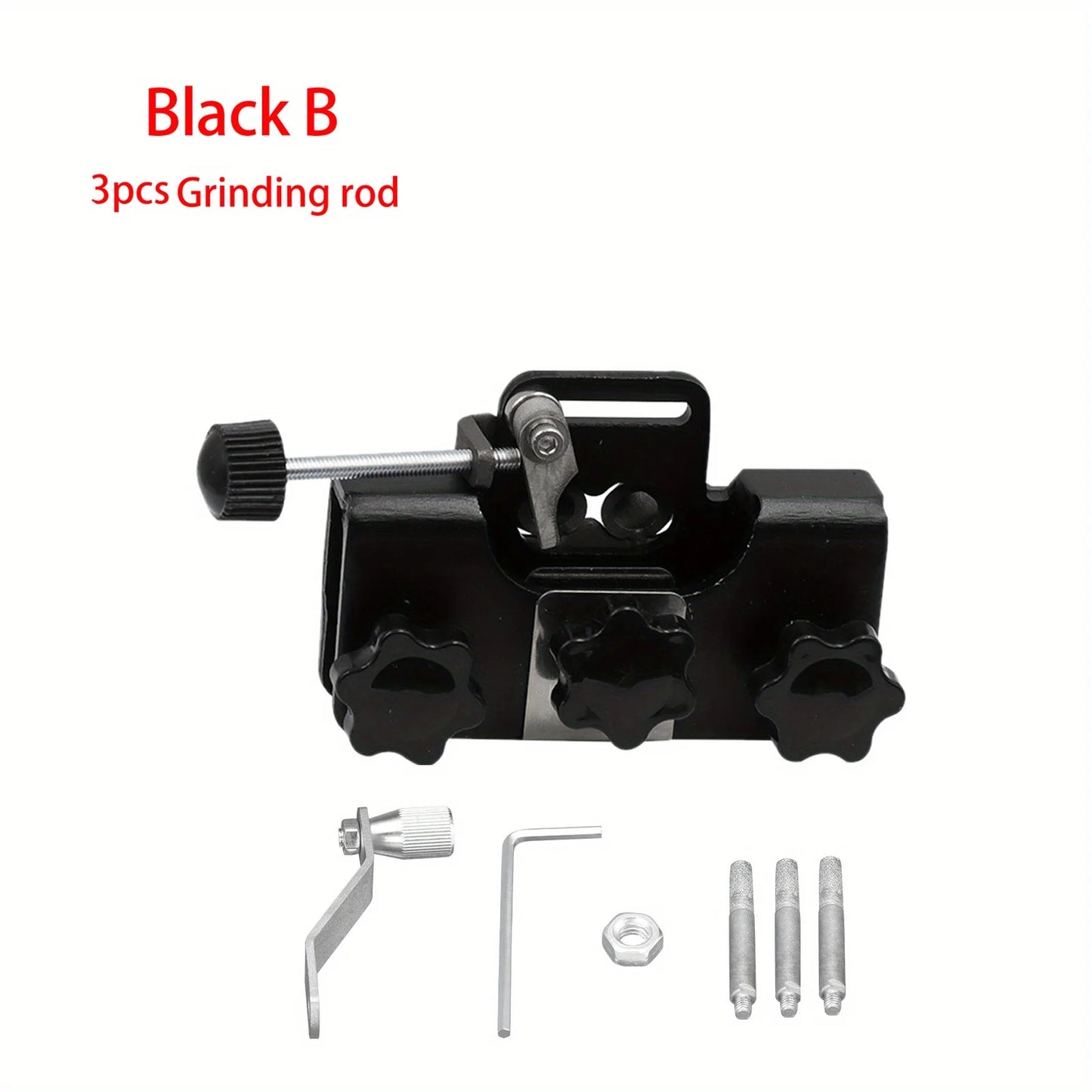 Wood and Garden Sharpening With 3 Grinding Rod Woodworking Chainsaw Sharpener Electric Saws Repair Tools Hand-operated Leedoar