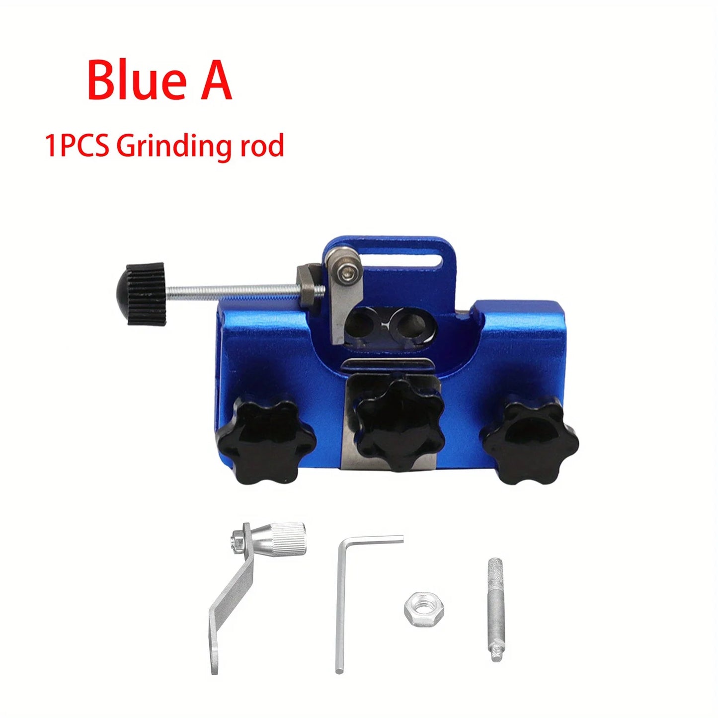 Wood and Garden Sharpening With 3 Grinding Rod Woodworking Chainsaw Sharpener Electric Saws Repair Tools Hand-operated Leedoar