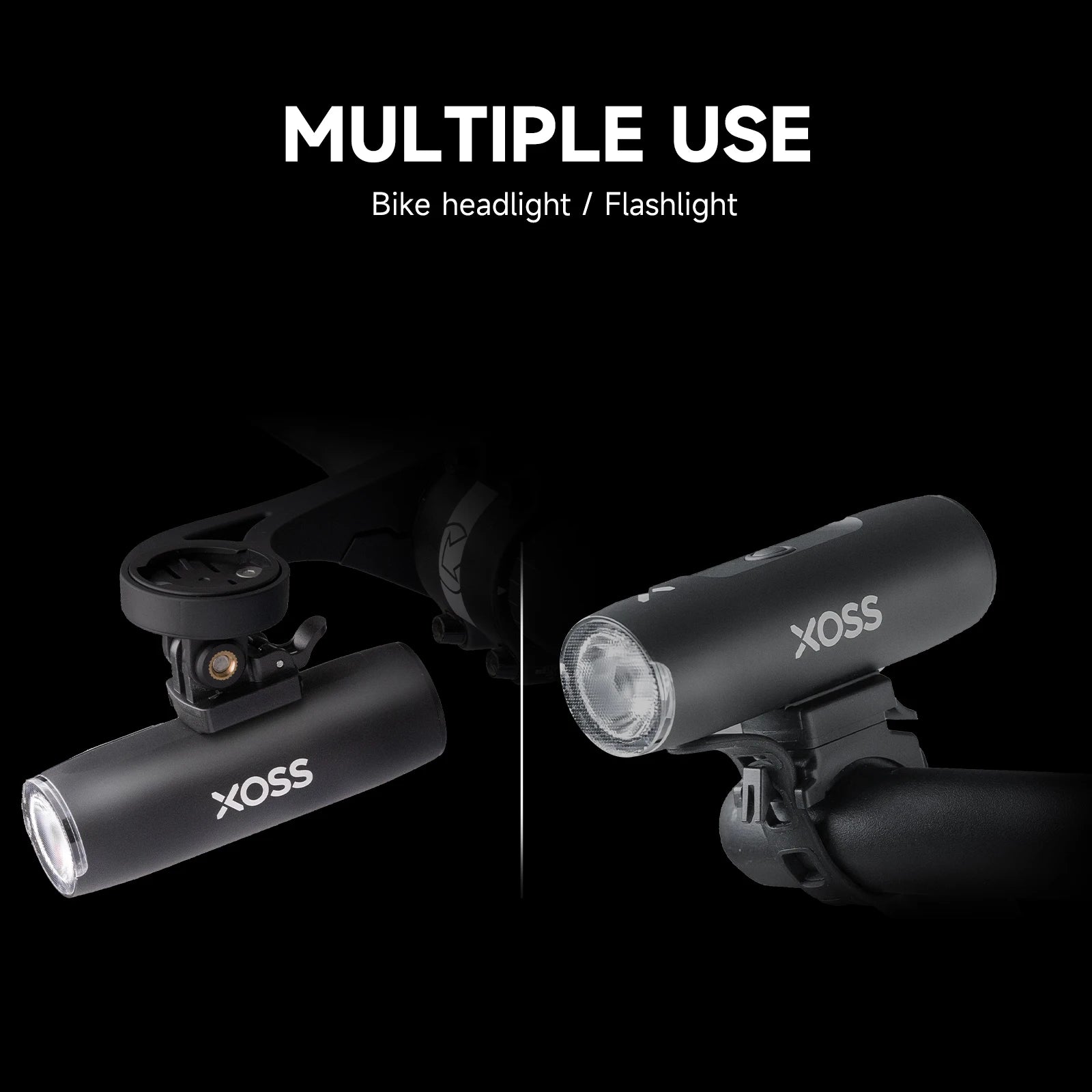 XOSS XL400/800 bicycle light Aluminium Front light for Bicycle USB-C Rechargeable MTB Front Lamp Headlights Bike Accessories Leedoar