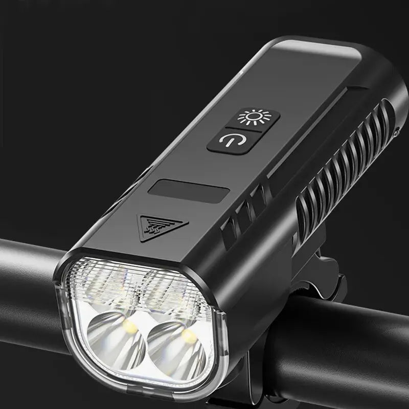 Xunting Bike Light USB Rechargeable LED Bicycle Lights 6 Modes MTB Flashlight Bicycle Headlight for Cycling Bicycle Front Lamp Leedoar