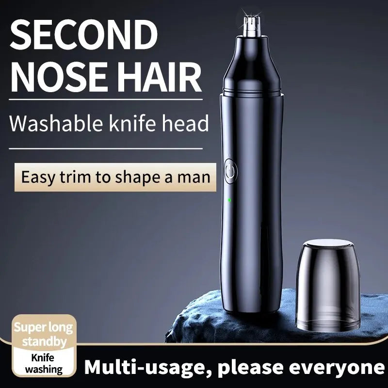 YD121 Rechargeable Electric Nose Trimmer Fully Automatic Washable Rechargeable Nose Hair Trimmer Leedoar